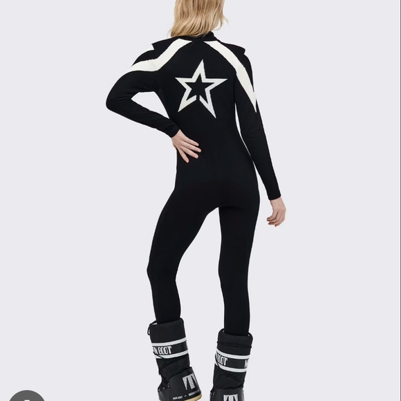 π₯ Perfect Moment Tignes Chevron Suit Ski Perfect Moment Knit Jumpsuit Star - Picture 4 of 16
